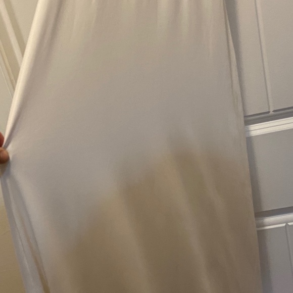 Bebe Dress Cream Toga Long XS - Picture 2 of 8